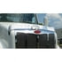29001 by UNITED PACIFIC - Hood Deflector - Bug Deflector, Stainless, for 2013+ Peterbilt 579
