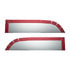 29057 by UNITED PACIFIC - Window Trim - Stainless, 8" Chopped, for Kenworth T680/T880 Trucks