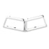 29130 by UNITED PACIFIC - Windshield Trim - Stainless Steel, for 1987+ Peterbilt 379/386/388/389