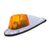 30076 by UNITED PACIFIC - Truck Cab Light - Pick-Up Light with Chrome Housing, Amber Lens