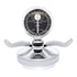 30359 by UNITED PACIFIC - Hood Ornament - Chrome, Aluminum, Boyce MotoMeter, with Base & Chrome, Wings