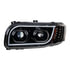 31146 by UNITED PACIFIC - High Power LED Blackout Headlight with Bar Light for 2008-2024 Peterbilt 389 - Driver Side
