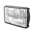 31153 by UNITED PACIFIC - ULTRALIT LED 4" x 6" High Beam Rectangular Headlight with White LED Position Light