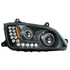 31161 by UNITED PACIFIC - Black Projection Headlight Assembly for 2008-2017 Kenworth T660 - Passenger Side