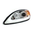 31175 by UNITED PACIFIC - Chrome Projection Headlight with Turn Signal / Light Bar for 2006-2017 International Prostar - Driver Side