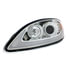 31175 by UNITED PACIFIC - Chrome Projection Headlight with Turn Signal / Light Bar for 2006-2017 International Prostar - Driver Side