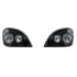 31207 by UNITED PACIFIC - Headlight Assembly - RH and LH, Black Housing, High/Low Beam, H7/H1 Bulb, with Signal Light