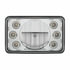 31237 by UNITED PACIFIC - ULTRALIT LED 4" x 6" Low Beam Rectangular Headlight with Dual Function 6 Amber LED Position Lights