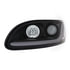 31239 by UNITED PACIFIC - Black Projection Headlight with LED DF Light Bar for Peterbilt 386 (05-15), 387 (99-10) - Driver Side