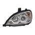 31256 by UNITED PACIFIC - Chrome Projection Headlight with LED Position Light for 2001-2020 Freightliner Columbia - Driver Side