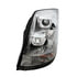 31263 by UNITED PACIFIC - Chrome Projection Headlight with White LED Light Bar for 2003-2017 Volvo VN/VNL - Driver Side