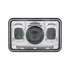 31274 by UNITED PACIFIC - Projection Headlight - 11 High Power LED, RH/LH, 4 x 6" Rectangle, Chrome Housing, Low Beam, with White LED Position Light