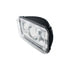 31274 by UNITED PACIFIC - Projection Headlight - 11 High Power LED, RH/LH, 4 x 6" Rectangle, Chrome Housing, Low Beam, with White LED Position Light