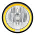 31284 by UNITED PACIFIC - 7" Round Crystal Halogen Headlight with Amber LED Halo Ring and Glass Lens