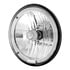 31284 by UNITED PACIFIC - 7" Round Crystal Halogen Headlight with Amber LED Halo Ring and Glass Lens