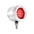 31814 by UNITED PACIFIC - Marker Light - Double Face, LED, Assembly, with Bezel, 13 LED, Red Lens/Red LED, Stainless Steel, Round Design