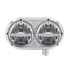 32141 by UNITED PACIFIC - Headlight Assembly - RH, LED, 5-3/4", Polished Housing, High/Low Beam, with Amber LED Position Light Bar