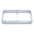 32348 by UNITED PACIFIC - Headlight Bezel - 14 LED, Rectangular, Dual, with Visor, White LED/Clear Lens
