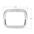 32371 by UNITED PACIFIC - Headlight Bezel - 10 LED, Single, with Visor, Amber LED/Clear Lens