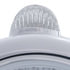 32393 by UNITED PACIFIC - Guide Headlight - 682-C Style, RH/LH, 7", Round, Polished Housing, H6024 Bulb, with Top Mount, 5 LED Dual Mode Signal Light, Clear Lens