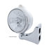 32397 by UNITED PACIFIC - Guide Headlight - 682-C Style, RH/LH, 7", Round, Polished Housing, Crystal H4 Bulb, with Top Mount, 5 LED Dual Mode Signal Light, Clear Lens
