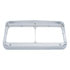 32574 by UNITED PACIFIC - Headlight Bezel - 14 LED, Rectangular, Dual, with Visor, Blue LED/Clear Lens