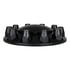 10354 by UNITED PACIFIC - Axle Hub Cover Kit - Matte Black Dome, 33mm Nut Covers & Tool, Front & Rear Wheels