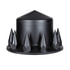 10355 by UNITED PACIFIC - Axle Hub Cover Kit - Matte Black Dome, 33mm Spike Nut Covers & Tool, Front & Rear
