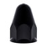 10361CB by UNITED PACIFIC - Wheel Lug Nut Cover - 60 Piece, 1-1/2" x 2-3/4", Matte Black, Plastic Bullet, Push-On