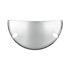 10477 by UNITED PACIFIC - Headlight Visor - 5.75", Chrome, Half-Moon