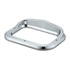 10485 by UNITED PACIFIC - Light Bezel - Chrome, Plastic, 3-Screw, Rectangular, Grommet Cover, with Visor