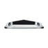 10485 by UNITED PACIFIC - Light Bezel - Chrome, Plastic, 3-Screw, Rectangular, Grommet Cover, with Visor