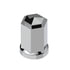 10559B by UNITED PACIFIC - Wheel Lug Nut Cover - 33mm X 3" Tall, Chrome, Plastic, Hexagon Style, Thread-On