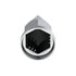10570 by UNITED PACIFIC - Wheel Lug Nut Cover - Chrome, Spike Lug, Kit, Push On