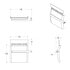10714 by UNITED PACIFIC - 24" x 24" "Competition Series" Heavy Duty Black Poly Quarter Fender Set