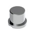 10757CB by UNITED PACIFIC - Wheel Lug Nut Cover - 15/16" x 1-3/16" Chrome Flat Top, Push-On Style