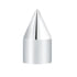 10764B by UNITED PACIFIC - Wheel Lug Nut Cover - 11/16" x 2 1/16", Chrome, Plastic, Spike, Push-On