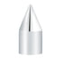 10769 by UNITED PACIFIC - Wheel Lug Nut Cover Set - 33mm x 3-1/8", Chrome, Plastic, Spike, Non-Flange
