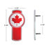 10978 by UNITED PACIFIC - Emblem - Chrome, Die Cast Canada Flag