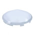 20122 by UNITED PACIFIC - Axle Hub Cap - Front, 6 Uneven Notched, Stainless Steel, Pointed, 7/16" Lip