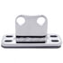 21300 by UNITED PACIFIC - Exhaust Bracket - Stainless, Straight