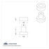 21351B by UNITED PACIFIC - Exhaust Mount Bushing - Bulk, Male and Female, for Peterbilt Exhaust Bracket
