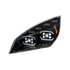 United Pacific 35727 Headlight Assembly Headlight Assembly - Driver Side, Black, 10 LED, Projector, with LED Sequential, for
