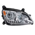 35746 by UNITED PACIFIC - Headlight Assembly - Passenger Side (RH), Chrome Housing, LED, with Sequential Signal Light