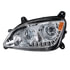 35745 by UNITED PACIFIC - Headlight Assembly - Driver Side (LH), Chrome Housing, LED, with Sequential Signal Light