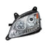 35745 by UNITED PACIFIC - Headlight Assembly - Driver Side (LH), Chrome Housing, LED, with Sequential Signal Light
