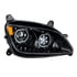 35748 by UNITED PACIFIC - Headlight Assembly - Passenger Side (RH), Black Housing, LED, with Sequential Signal Light