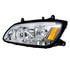 35771 by UNITED PACIFIC - LED Chrome Headlight with Turn Signal / Position Light Bar for 2008-2017 Kenworth T660 - Driver Side