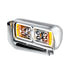 35775 by UNITED PACIFIC - 10 High Power LED Chrome Projection Headlight with Mounting Arm - Driver Side