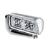35775 by UNITED PACIFIC - 10 High Power LED Chrome Projection Headlight with Mounting Arm - Driver Side